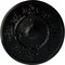 Ekena Millwork Flower Ceiling Medallion (Fits Canopies up to 3 7/8"), Hand-Painted Black Pearl, 27"OD x 1 1/8"P CM27FLBPS - alternate 1